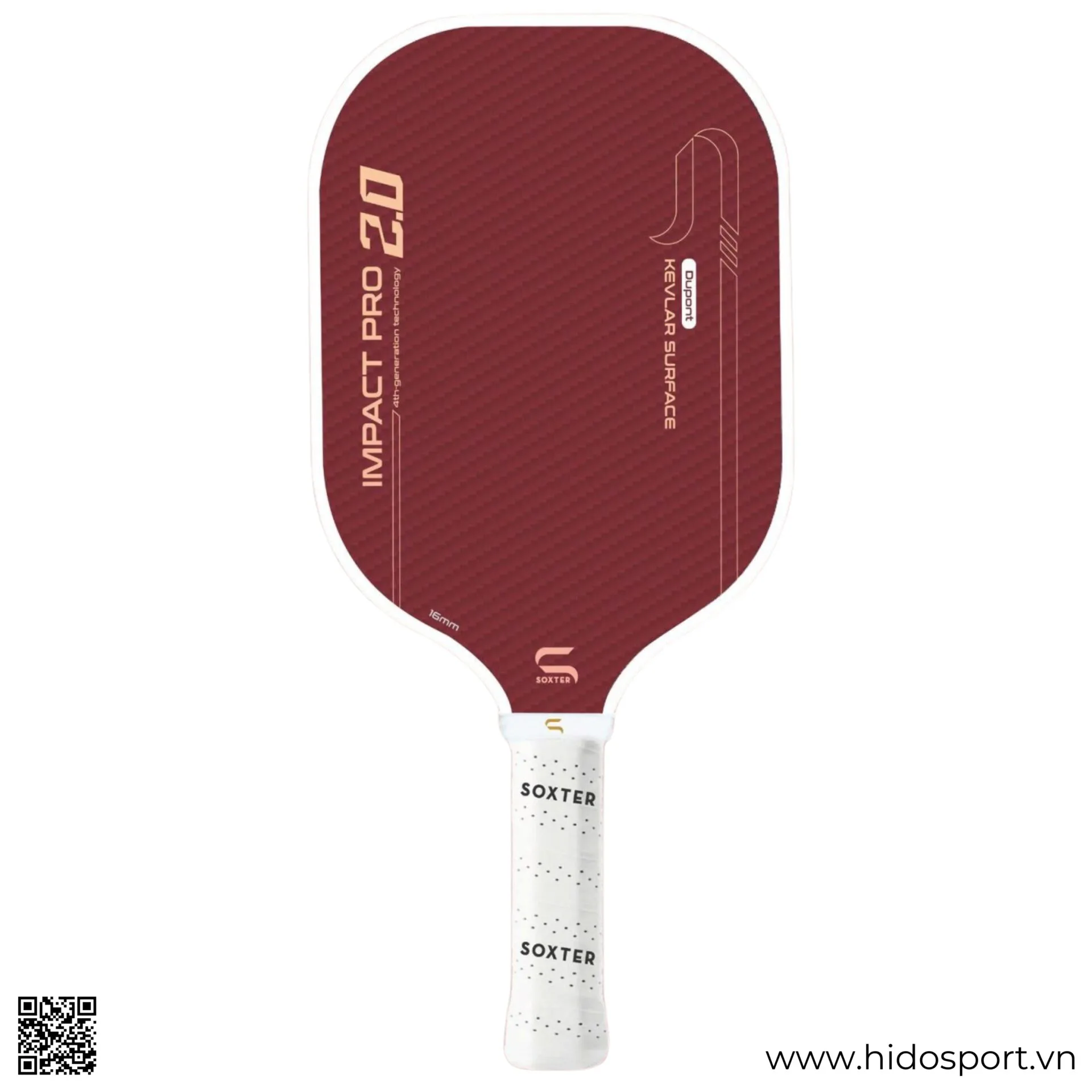 (TITLE)% Vot Pickleball Soxter Impact Pro 2 0 Chinh Hang 14mm 16mm 06