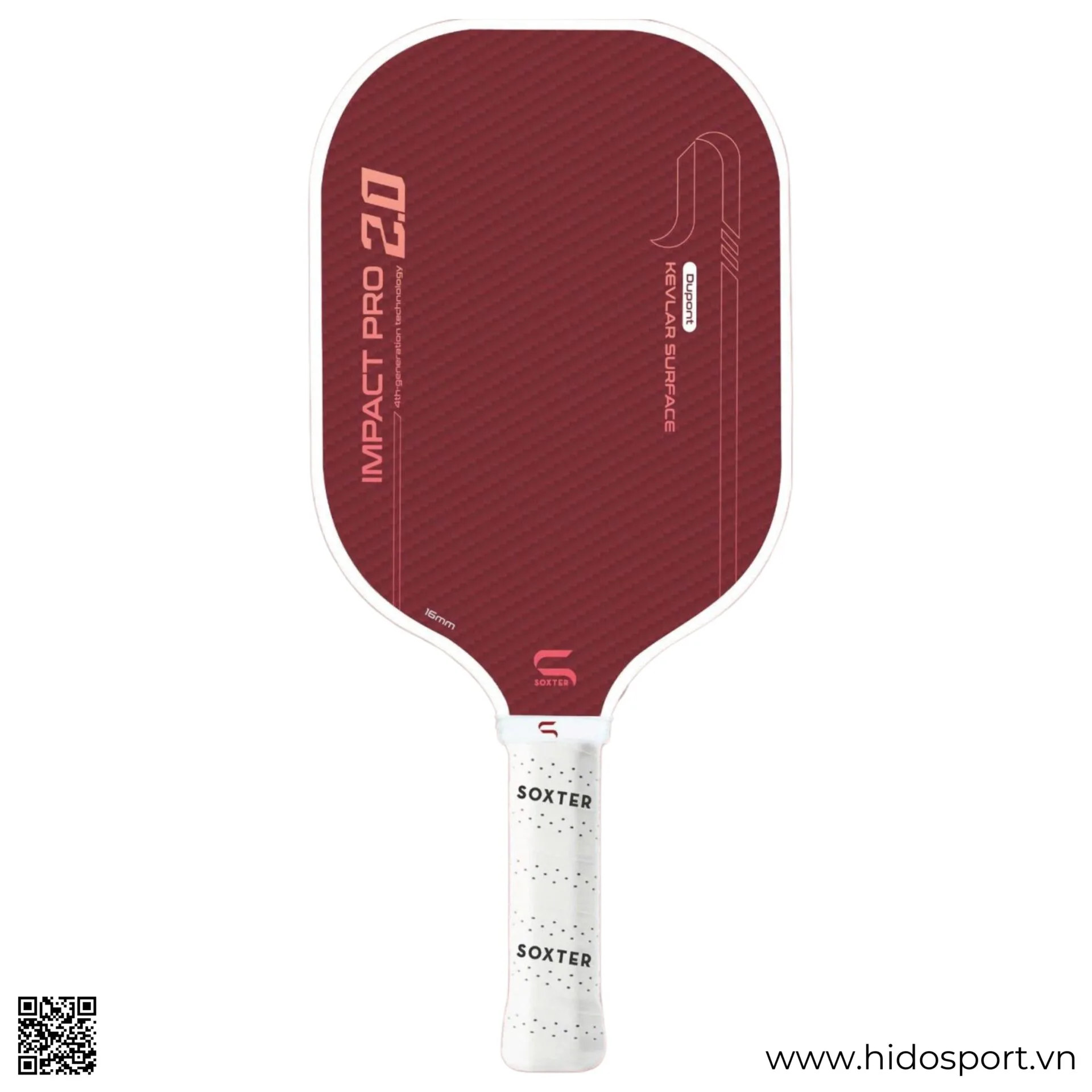 (TITLE)% Vot Pickleball Soxter Impact Pro 2 0 Chinh Hang 14mm 16mm 08