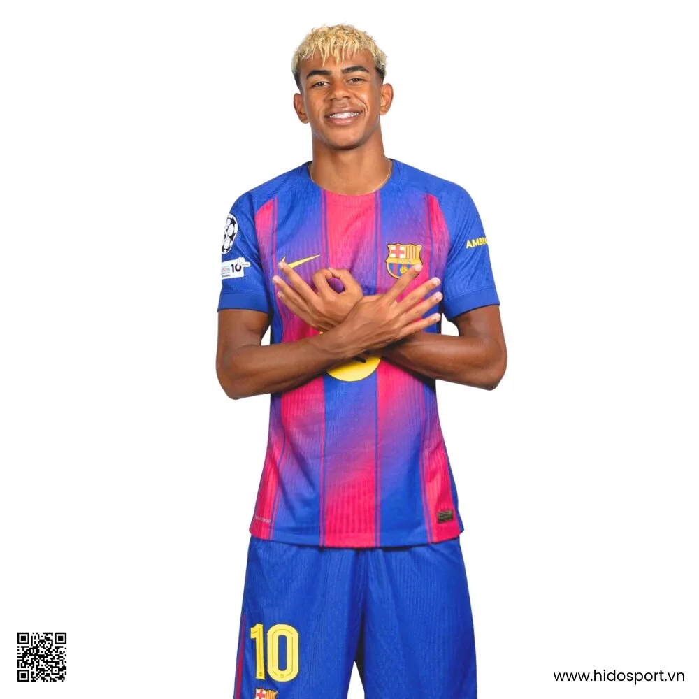 Áo Lamine Yamal Số 10 Barcelona Mùa 2025-2026 - HIDO SPORT