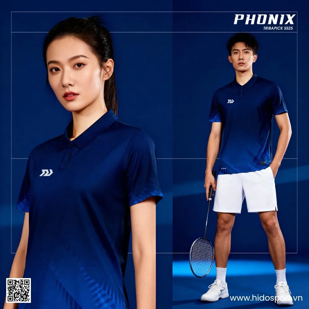 (TITLE)% Áo Polo Thể Thao Bulbal Phonix Chính Hãng 2025 - Navy