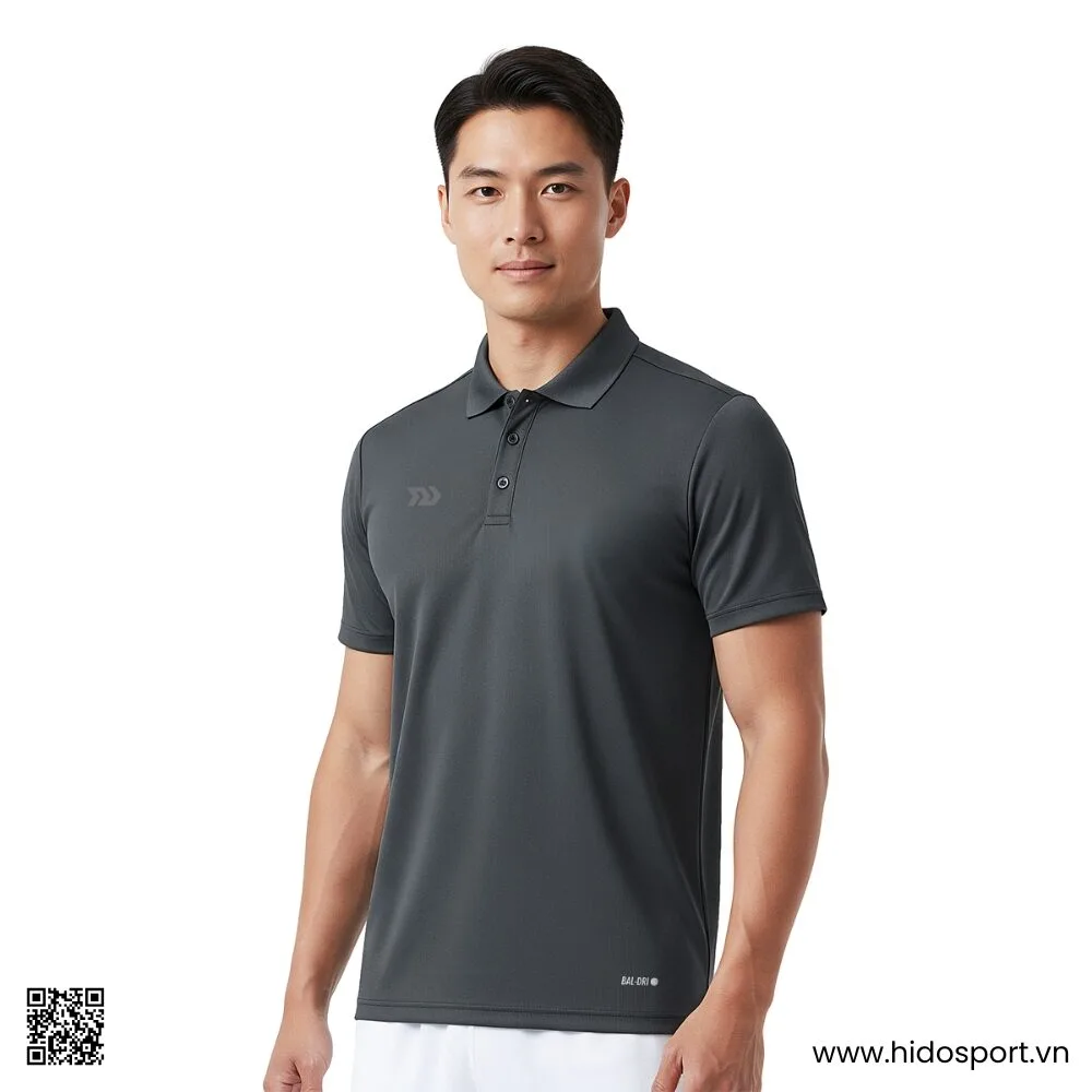 (TITLE)% Áo Polo Thể Thao Nam Bulbal Trilite Chính Hãng 2025 - Xám Chì