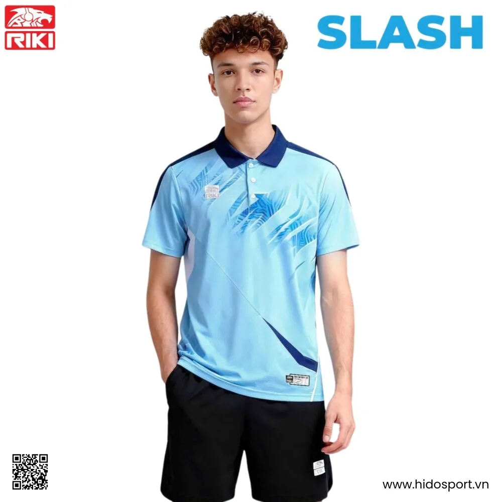 Áo Polo Thể Thao Nam Nữ RIKI SLASH Chính Hãng 2025 - HIDO SPORT