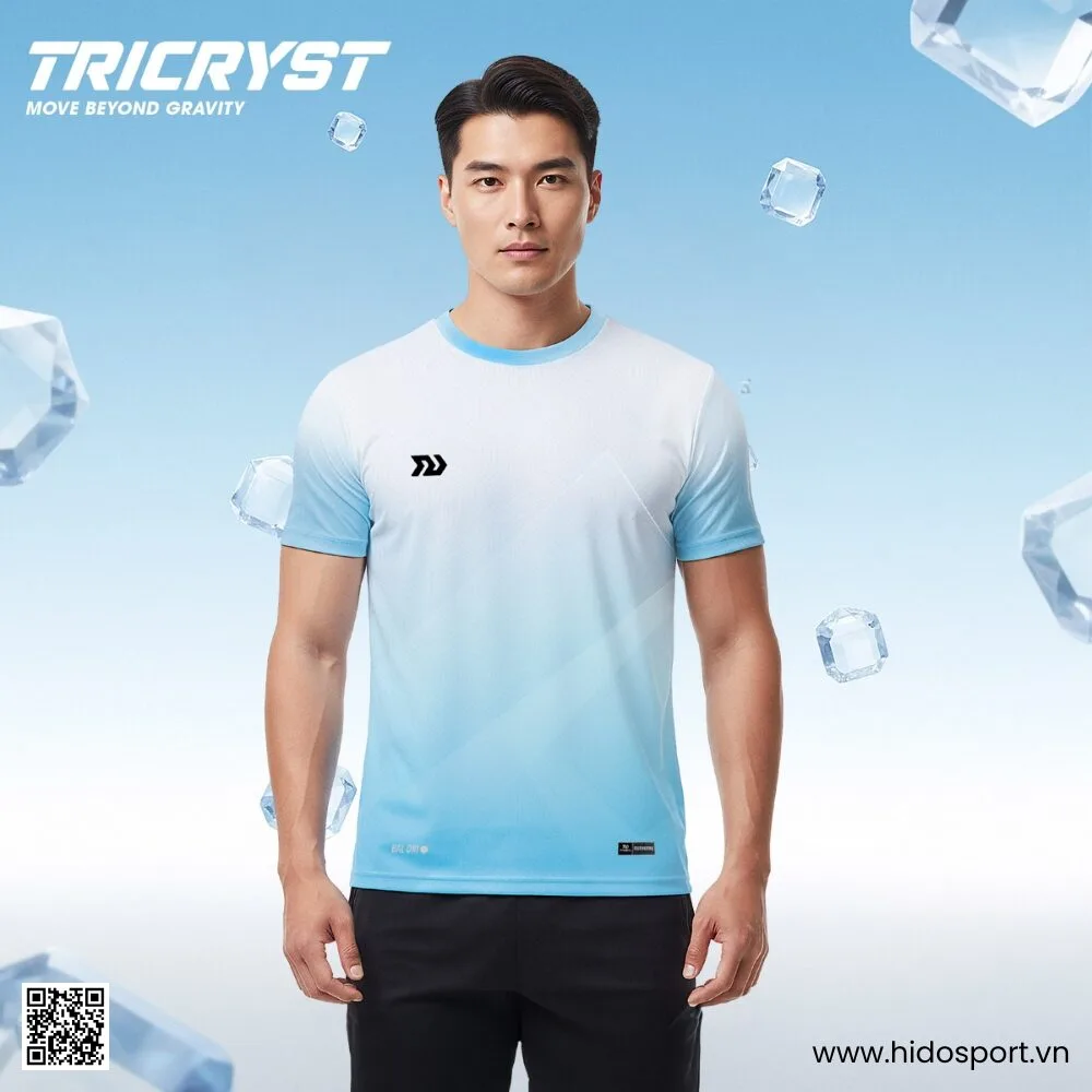 (TITLE)% Áo Thể Thao Nam Bulbal Tricryst Chính Hãng 2025 - Trắng