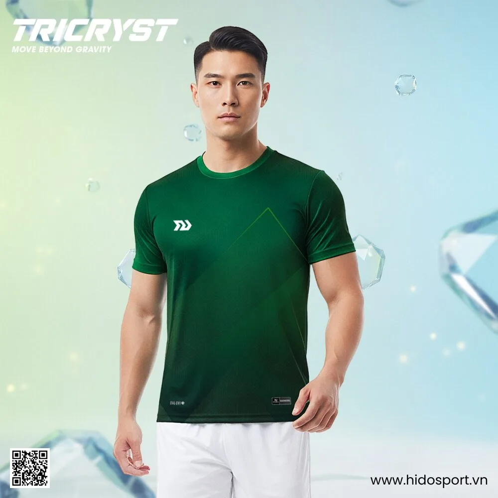 (TITLE)% Áo Thể Thao Nam Bulbal Tricryst Chính Hãng 2025 - Xanh Lá