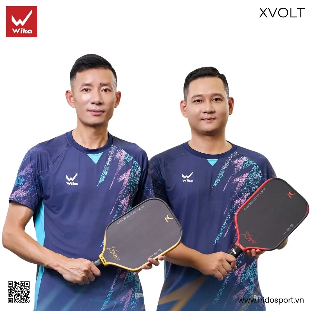 Áo Thể Thao Nam Nữ WIKA XVOLT Chính Hãng 2025 | Linh Muối x Trí Chuột - HIDO SPORT