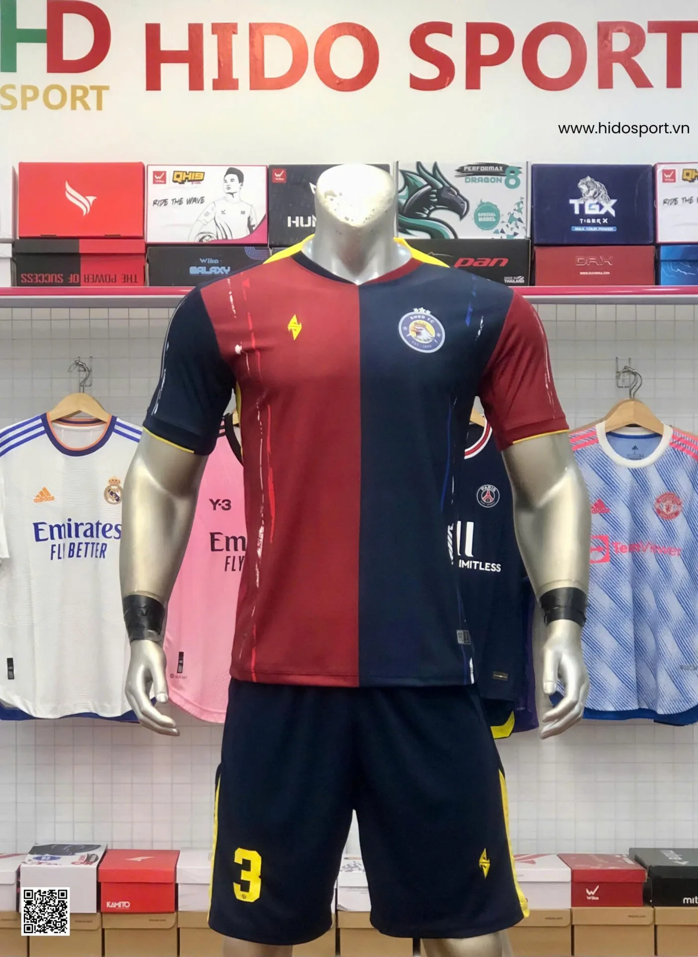 Đồng Phục Bóng Đá BMBD FC 2025 Đặt In Theo Yêu Cầu - HIDO SPORT