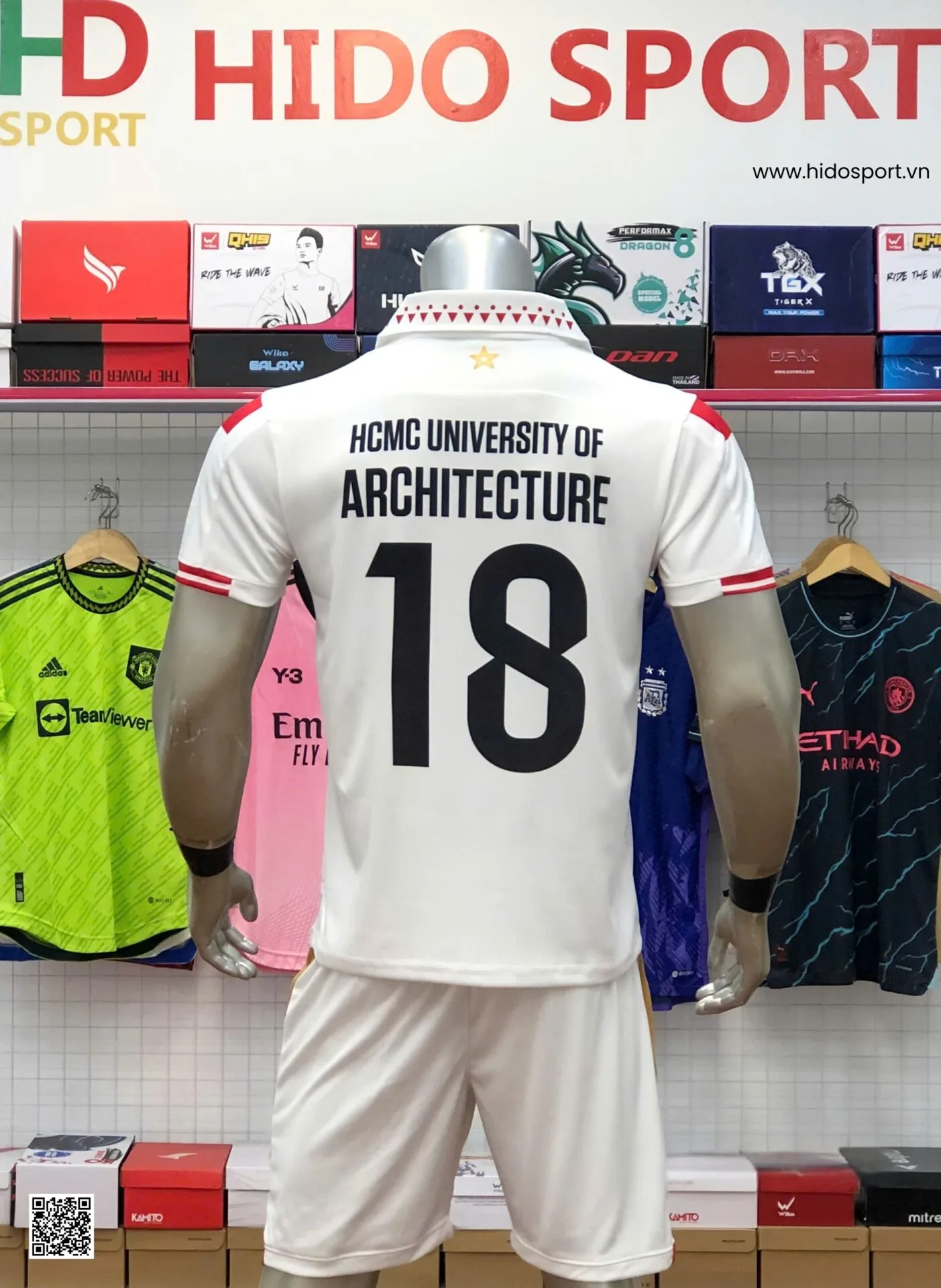 (TITLE)% Đồng Phục Bóng Đá Trường Đại học Kiến trúc TP.HCM 2025 Đặt In Theo Yêu Cầu - 2