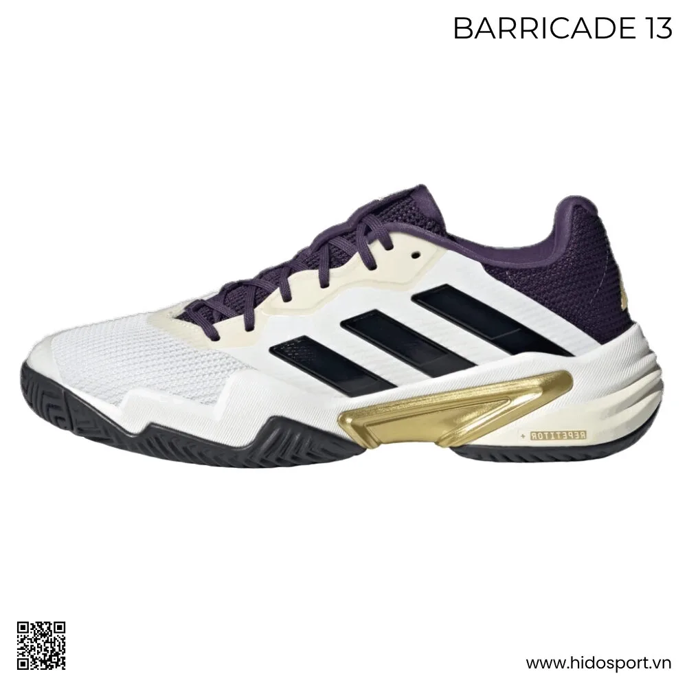 Giày Pickleball Adidas Barricade 13 Chính Hãng 2025 - JR1499 - HIDO SPORT