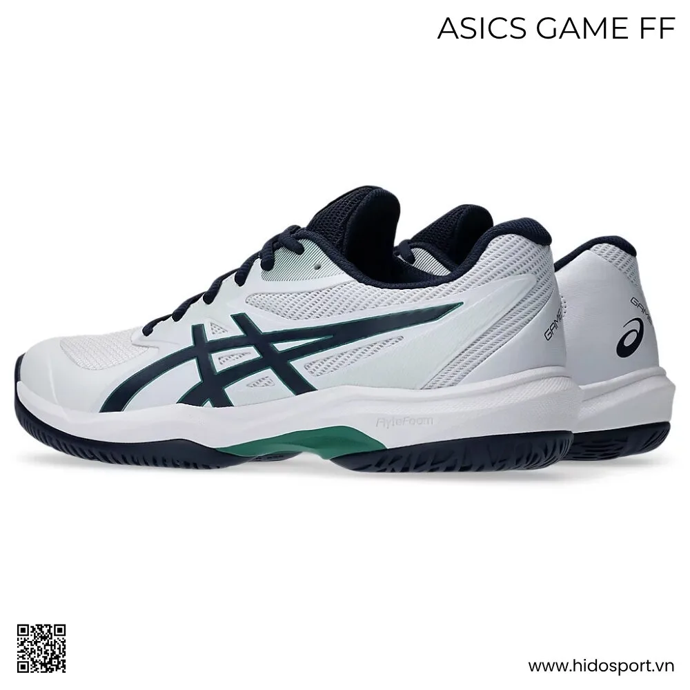 (TITLE)% Giày Pickleball ASICS Game FF Chính Hãng 2025 | Màu Trắng Xanh - 1