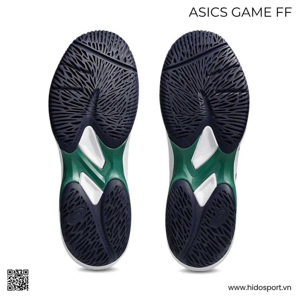 (TITLE)% Giày Pickleball ASICS Game FF Chính Hãng 2025 | Màu Trắng Xanh - 5