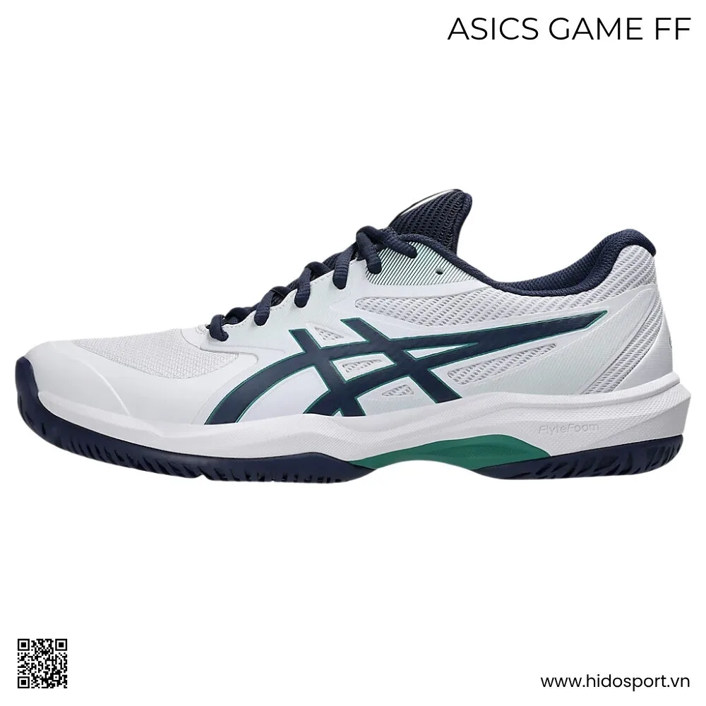 Giày Pickleball ASICS Game FF Chính Hãng 2025 | Màu Trắng Xanh - HIDO SPORT