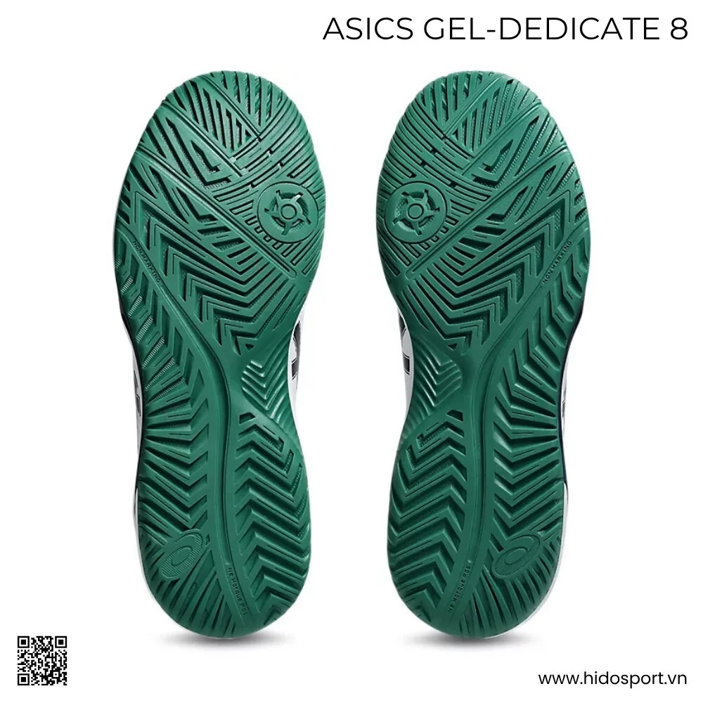 (TITLE)% Giày Pickleball ASICS Gel-Dedicate 8 Chính Hãng 2025 | Màu Trắng Xanh - 4