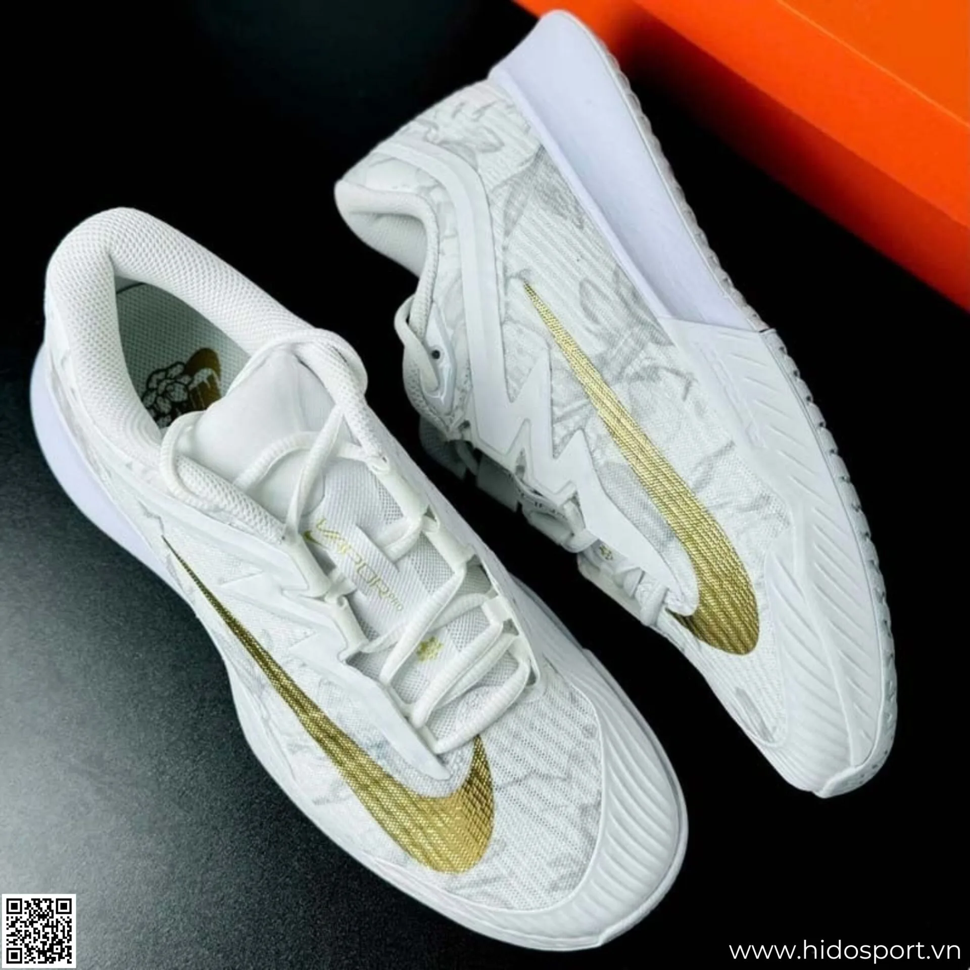 (TITLE)% Giay Pickleball Nike M Zoom Vapor Pro 3 Magnolia Trang Vang Hinh 005