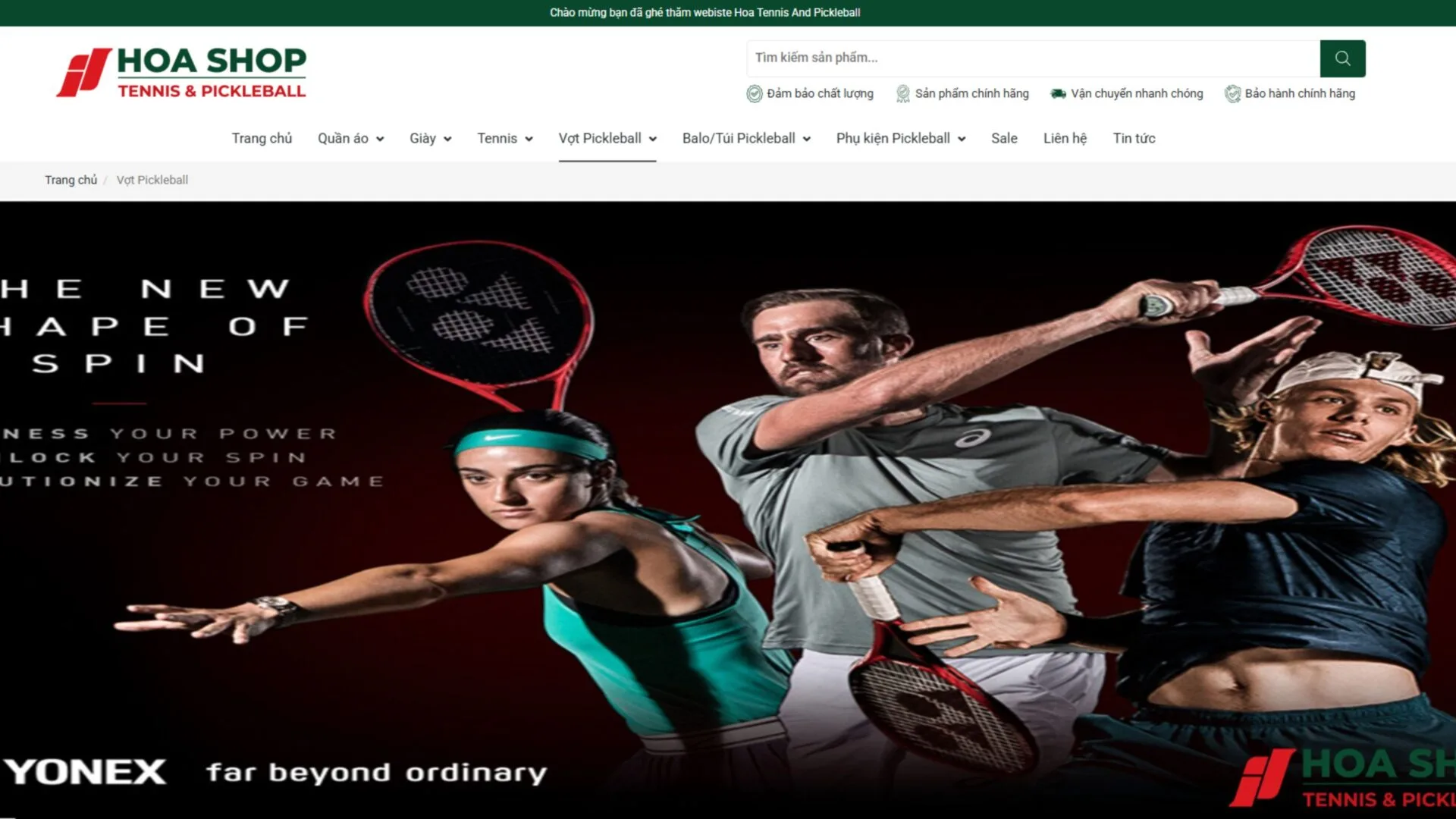 (TITLE)% Mua Vot Pickleball Chinh Hang O Dau Tai Tphcm Hinh Anh 1