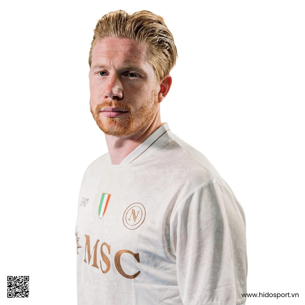 Quần Áo Bóng Đá Napoli Sân Khách 25/26 Màu Trắng - HIDO SPORT