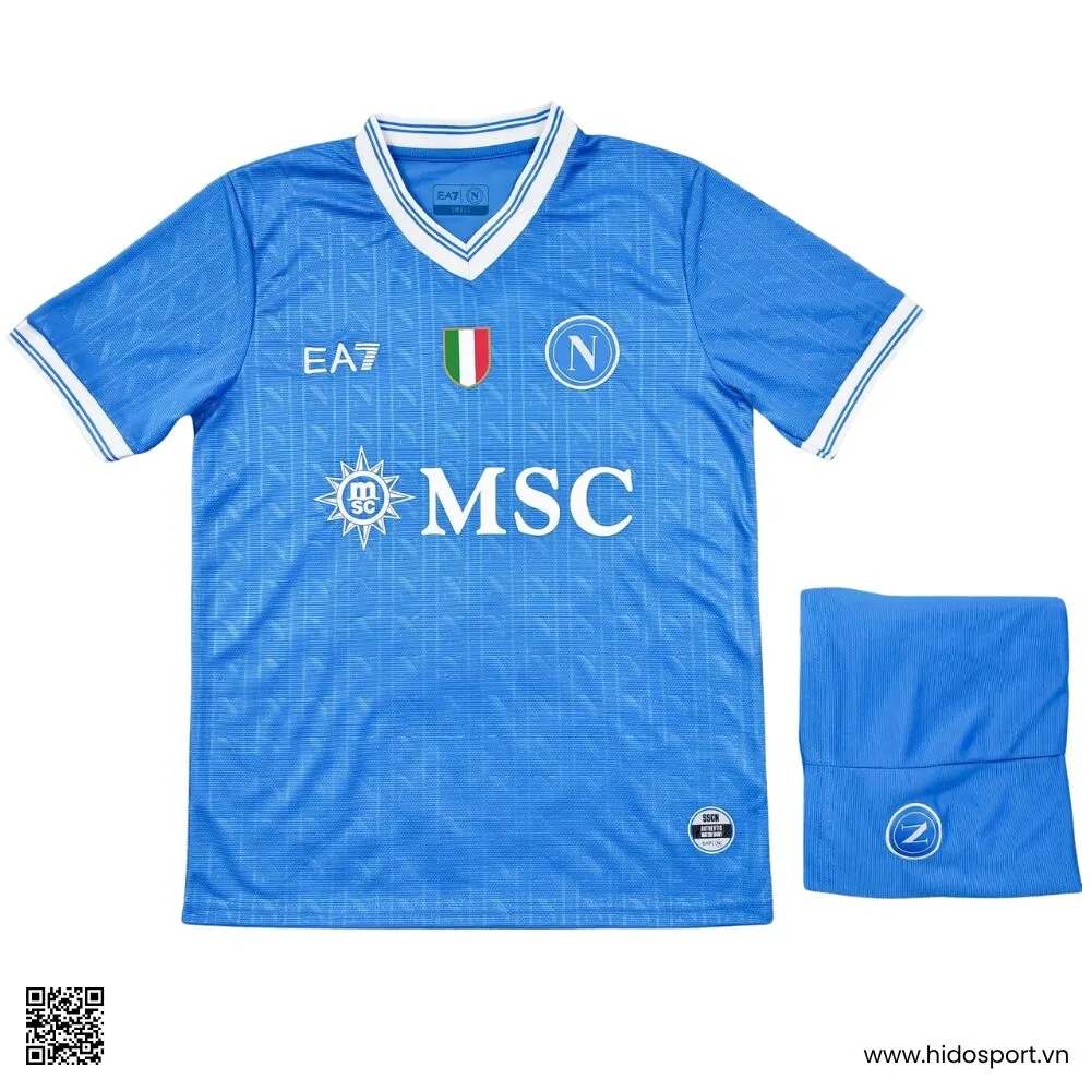 (TITLE)% Quần Áo Bóng Đá Napoli Sân Nhà 25/26 Màu Xanh - 1