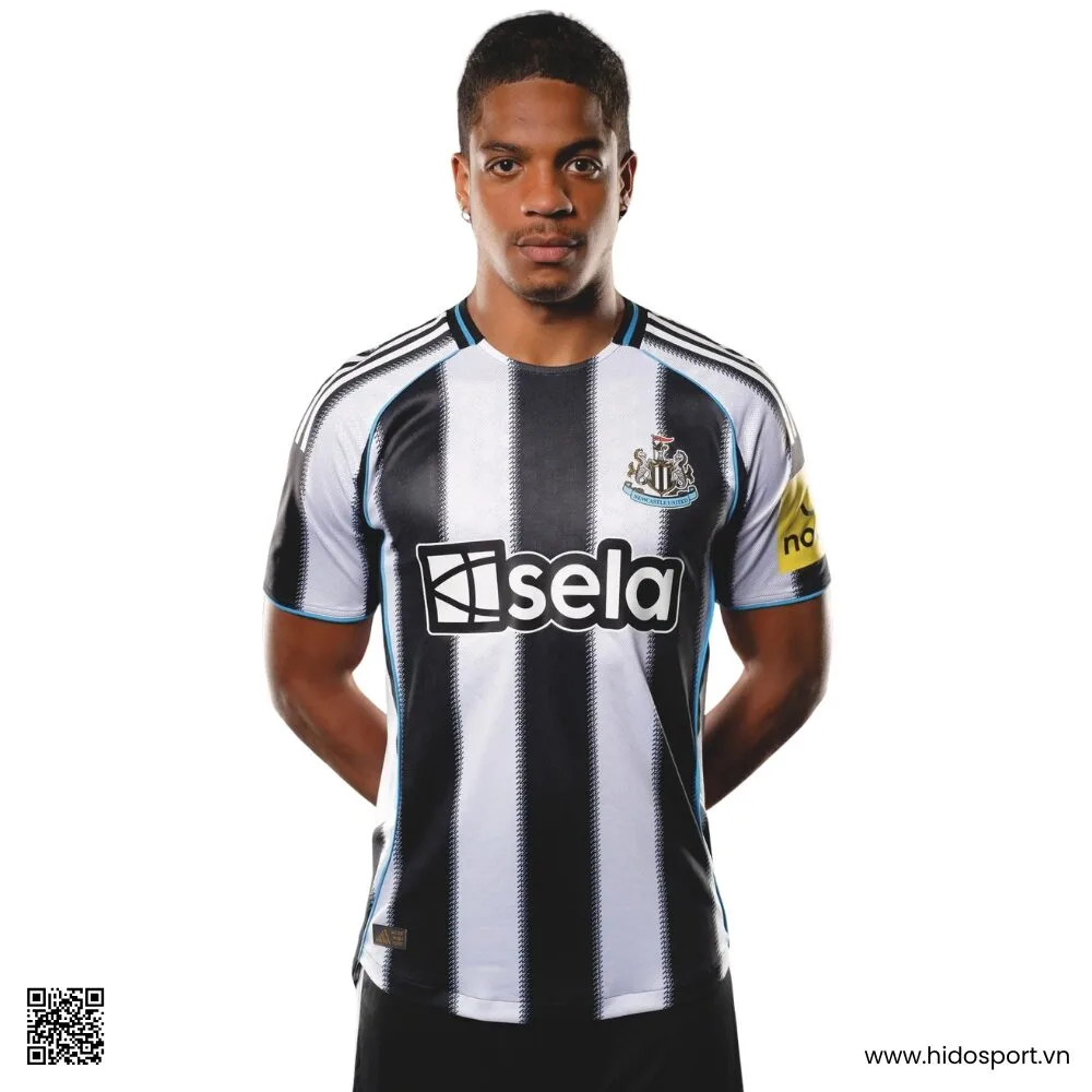 Quần Áo Bóng Đá Newcastle Sân Nhà 25/26 Sọc Đen Trắng - HIDO SPORT