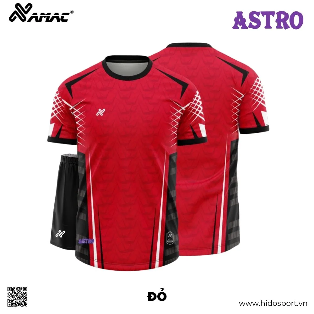 (TITLE)% BST 7 MÀU - Quần Áo Bóng Đá Thiết Kế Chính Hãng AMAC ASTRO 2025 - Đỏ