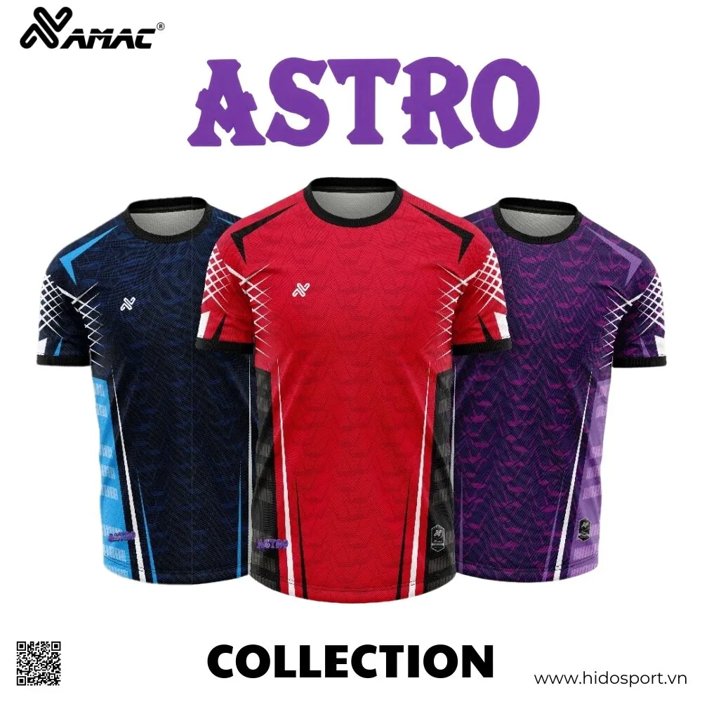 BST 7 MÀU - Quần Áo Bóng Đá Thiết Kế Chính Hãng AMAC ASTRO 2025 - HIDO SPORT