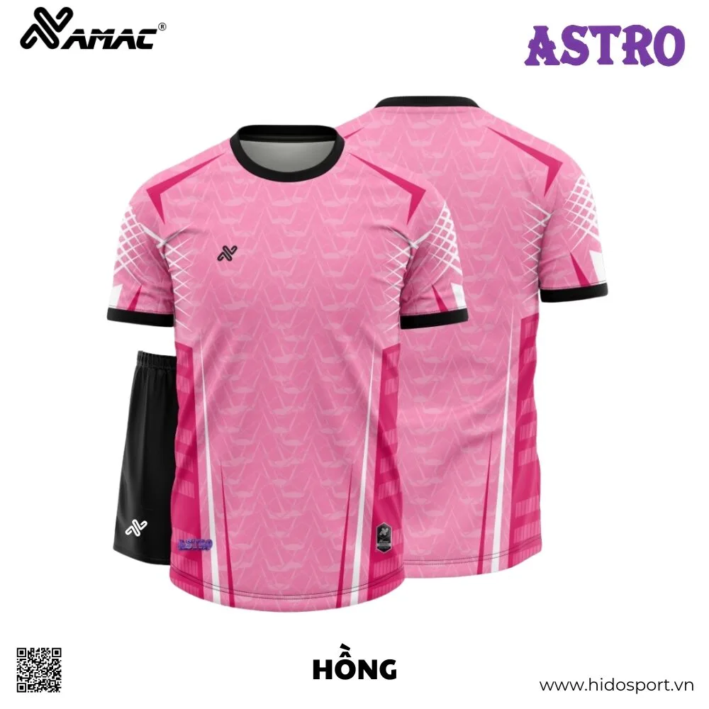 (TITLE)% BST 7 MÀU - Quần Áo Bóng Đá Thiết Kế Chính Hãng AMAC ASTRO 2025 - Hồng