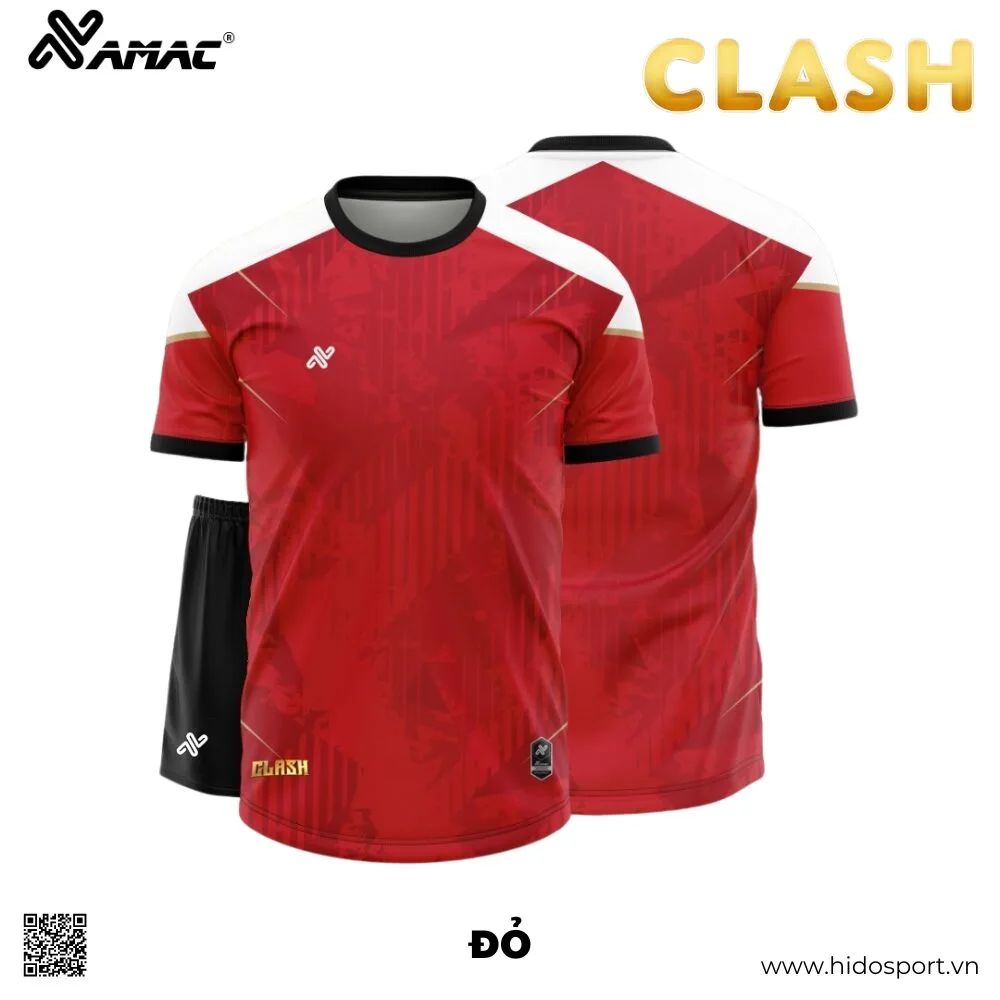 (TITLE)% BST 9 MÀU - Quần Áo Bóng Đá Thiết Kế Chính Hãng AMAC CLASH 2025 - Đỏ