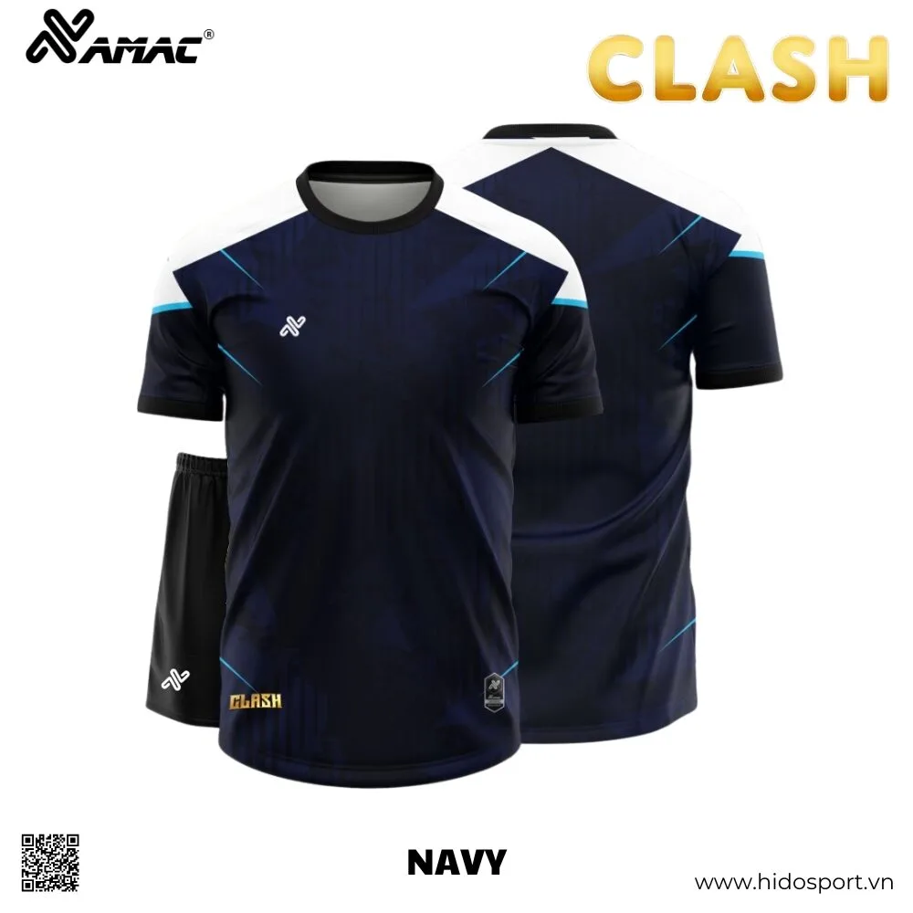 (TITLE)% BST 9 MÀU - Quần Áo Bóng Đá Thiết Kế Chính Hãng AMAC CLASH 2025 - Navy
