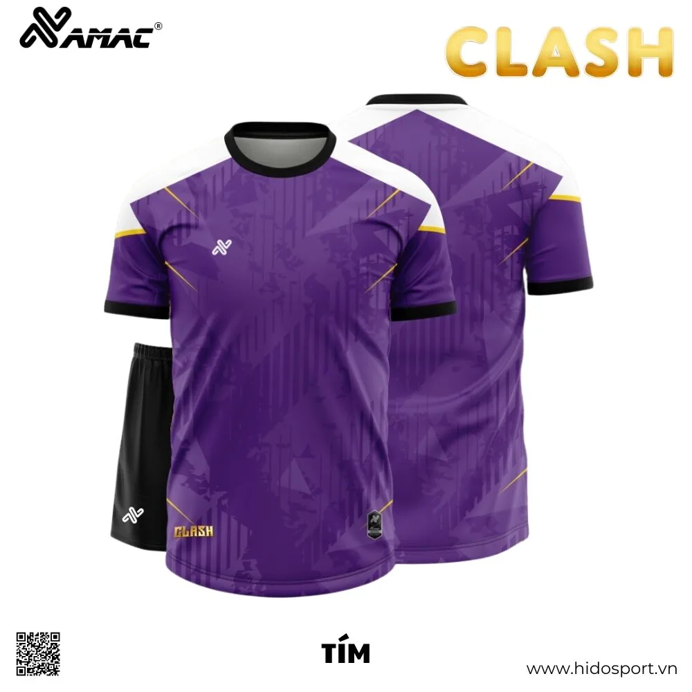 (TITLE)% BST 9 MÀU - Quần Áo Bóng Đá Thiết Kế Chính Hãng AMAC CLASH 2025 - Tím