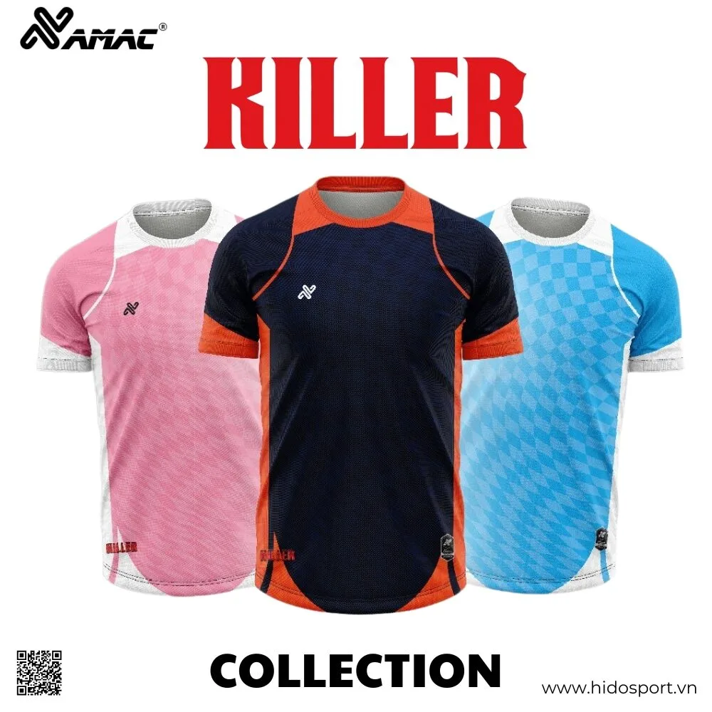 BST 10 MÀU - Quần Áo Bóng Đá Thiết Kế Chính Hãng AMAC KILLER 2025 - HIDO SPORT