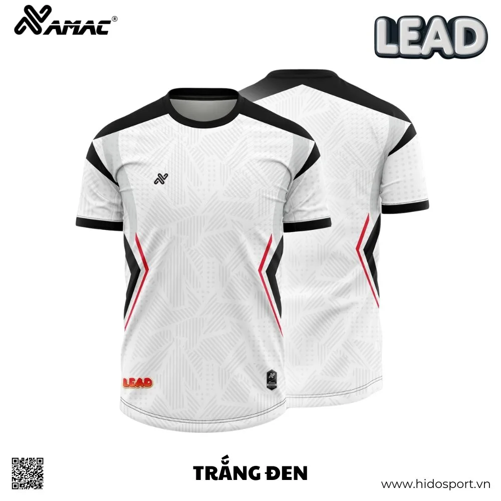 (TITLE)% BST 8 MÀU - Quần Áo Bóng Đá Thiết Kế Chính Hãng AMAC LEAD 2025 - Trắng Đen