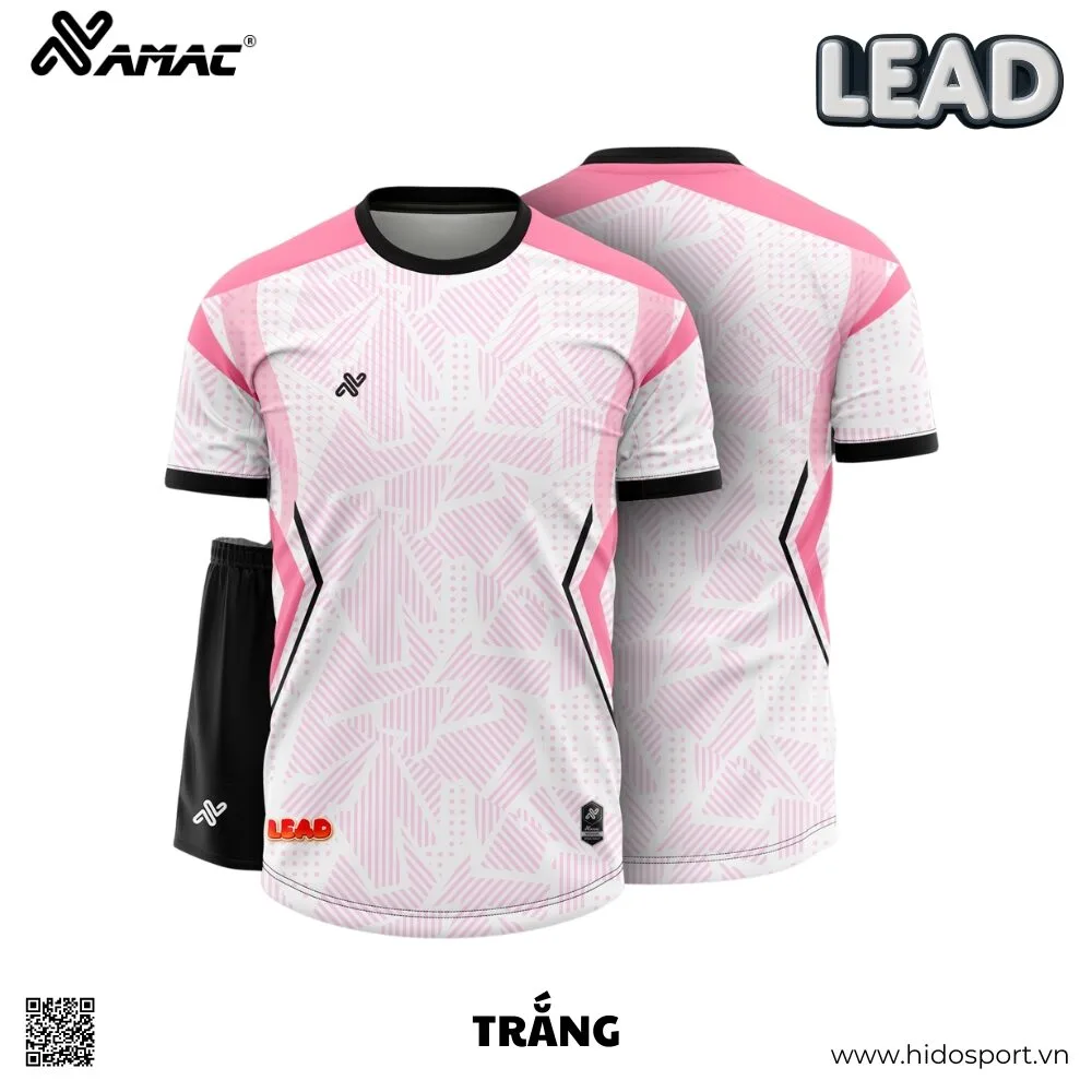 (TITLE)% BST 8 MÀU - Quần Áo Bóng Đá Thiết Kế Chính Hãng AMAC LEAD 2025 - Trắng