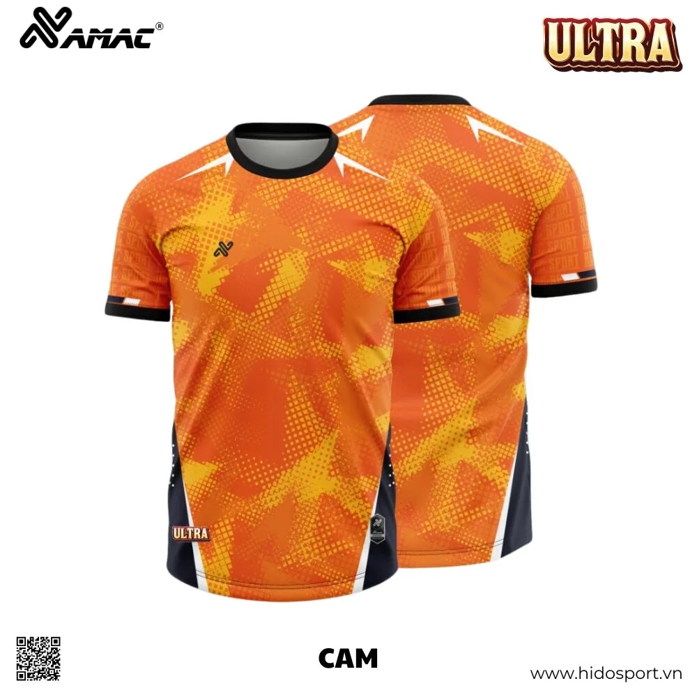 (TITLE)% BST 9 MÀU - Quần Áo Bóng Đá Thiết Kế Chính Hãng AMAC ULTRA 2025 - Cam