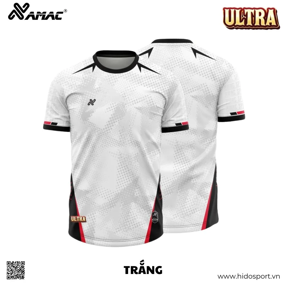 (TITLE)% BST 9 MÀU - Quần Áo Bóng Đá Thiết Kế Chính Hãng AMAC ULTRA 2025 - Trắng