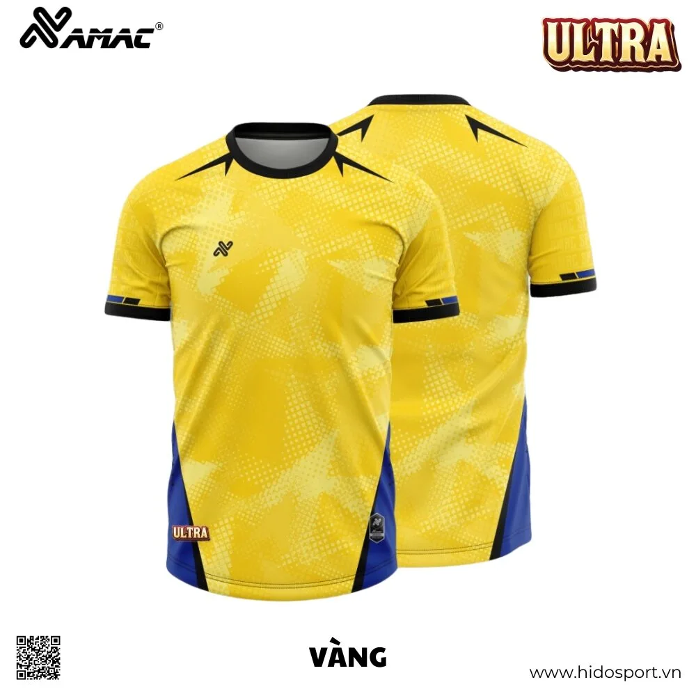 (TITLE)% BST 9 MÀU - Quần Áo Bóng Đá Thiết Kế Chính Hãng AMAC ULTRA 2025 - Vàng