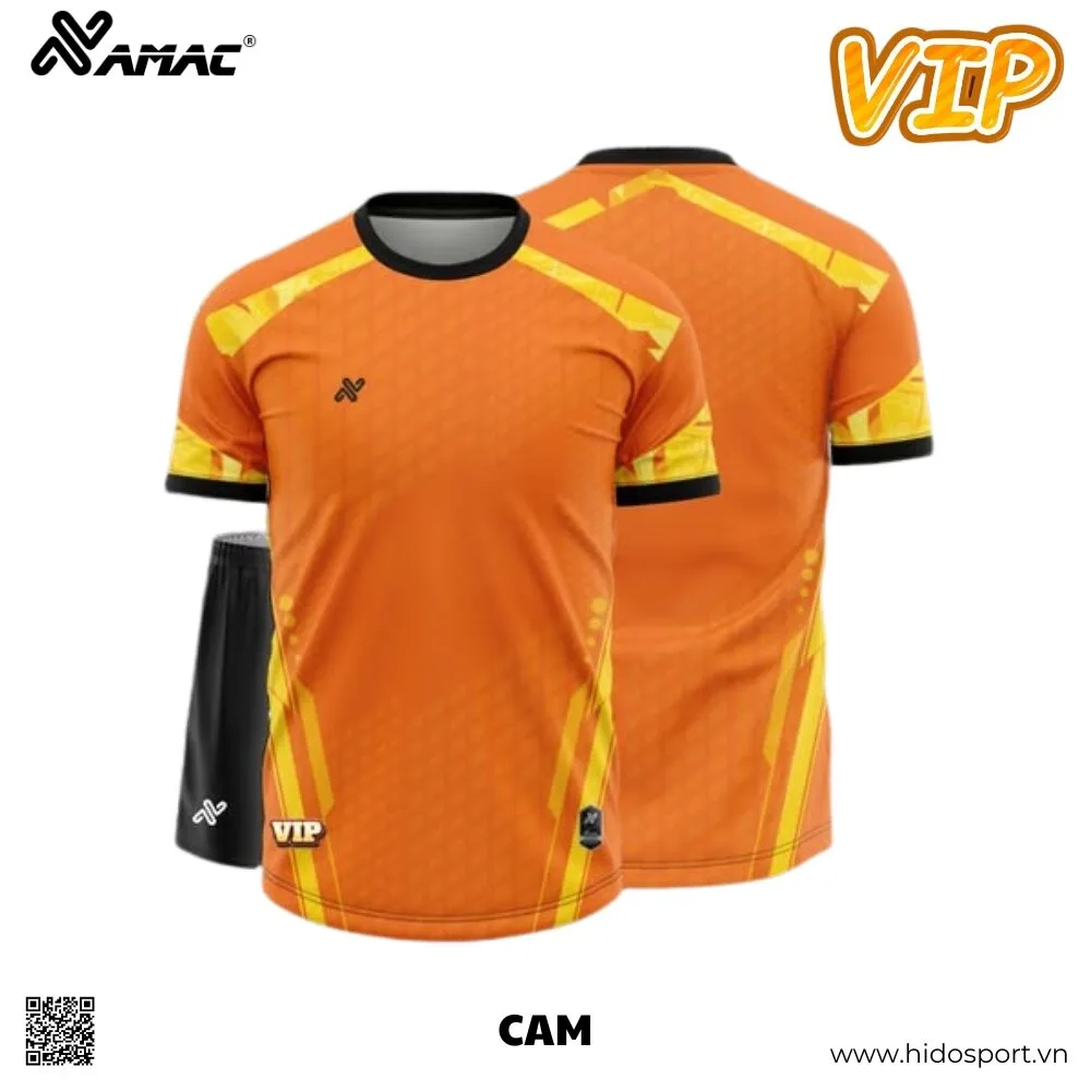 (TITLE)% BST 8 MÀU - Quần Áo Bóng Đá Thiết Kế Chính Hãng AMAC VIP 2025 - Cam