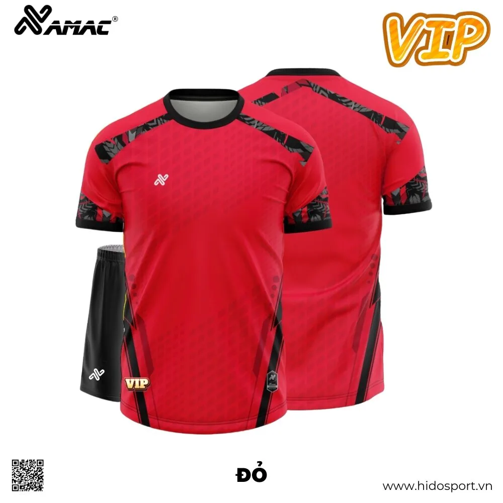 (TITLE)% BST 8 MÀU - Quần Áo Bóng Đá Thiết Kế Chính Hãng AMAC VIP 2025 - Đỏ