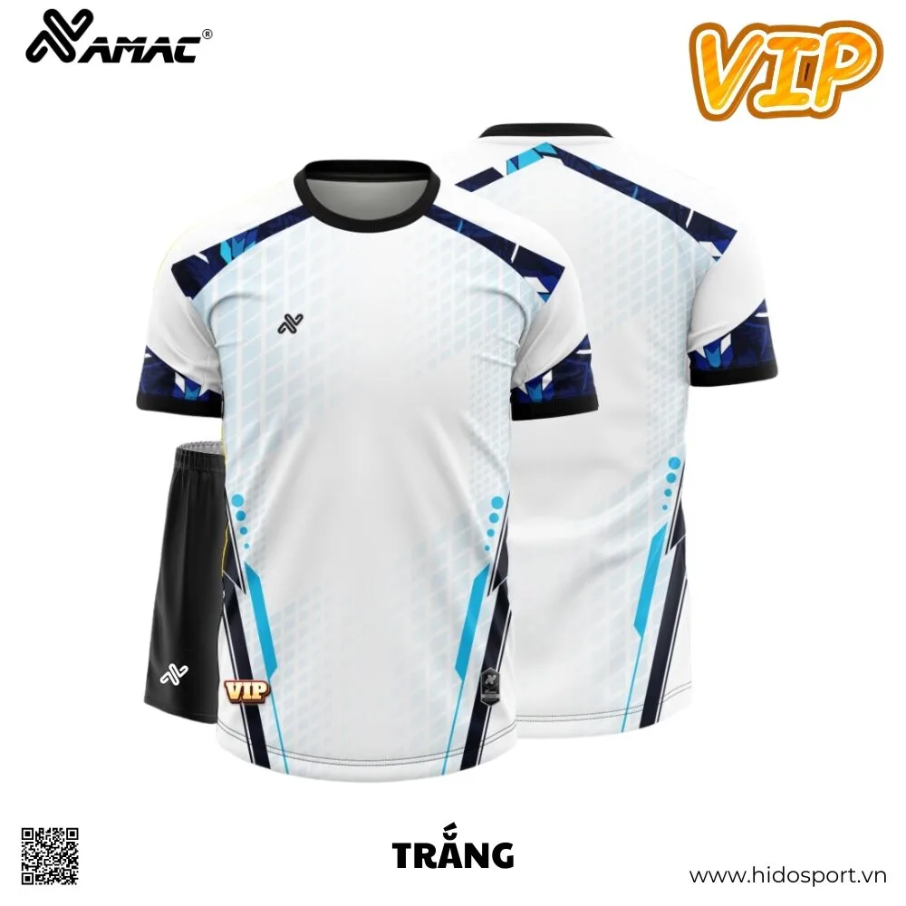 (TITLE)% BST 8 MÀU - Quần Áo Bóng Đá Thiết Kế Chính Hãng AMAC VIP 2025 - Trắng