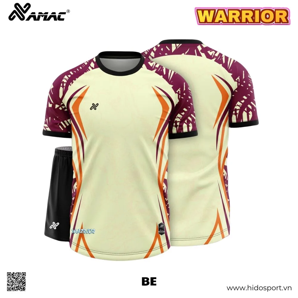 (TITLE)% BST 10 MÀU - Quần Áo Bóng Đá Thiết Kế Chính Hãng AMAC WARRIOR 2025 - Be