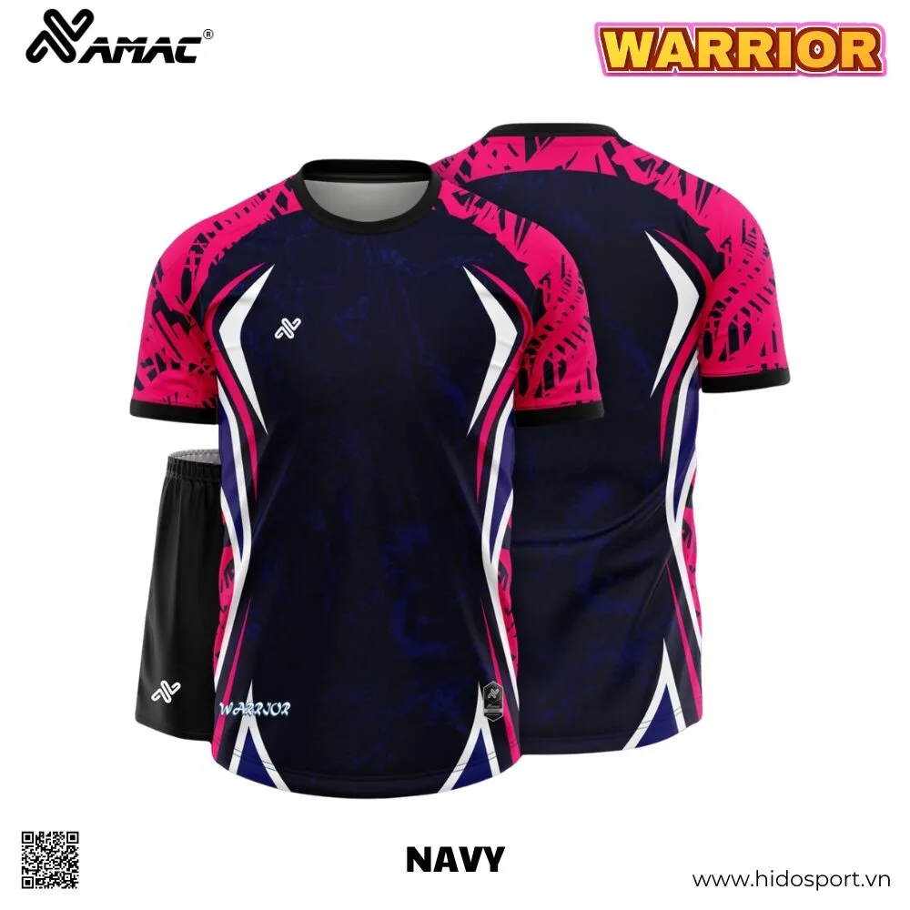 (TITLE)% BST 10 MÀU - Quần Áo Bóng Đá Thiết Kế Chính Hãng AMAC WARRIOR 2025 - Navy