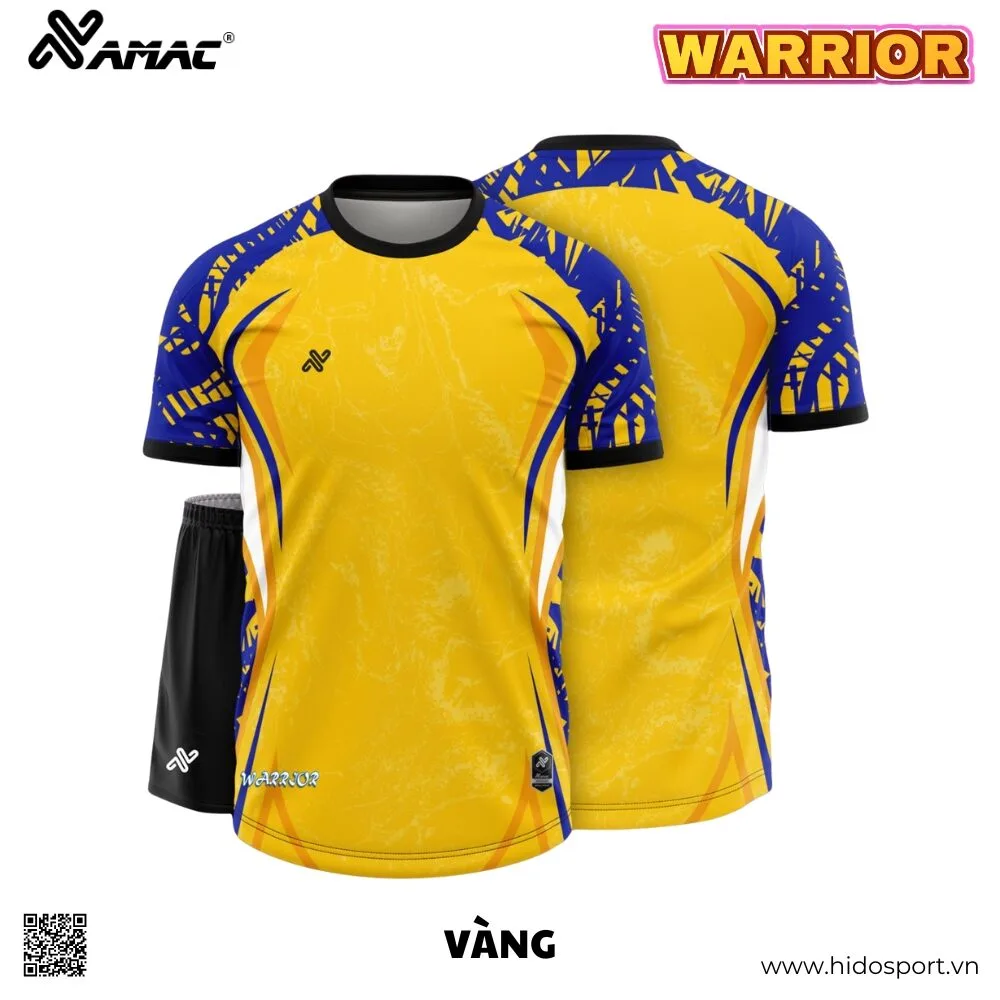 (TITLE)% BST 10 MÀU - Quần Áo Bóng Đá Thiết Kế Chính Hãng AMAC WARRIOR 2025 - Vàng