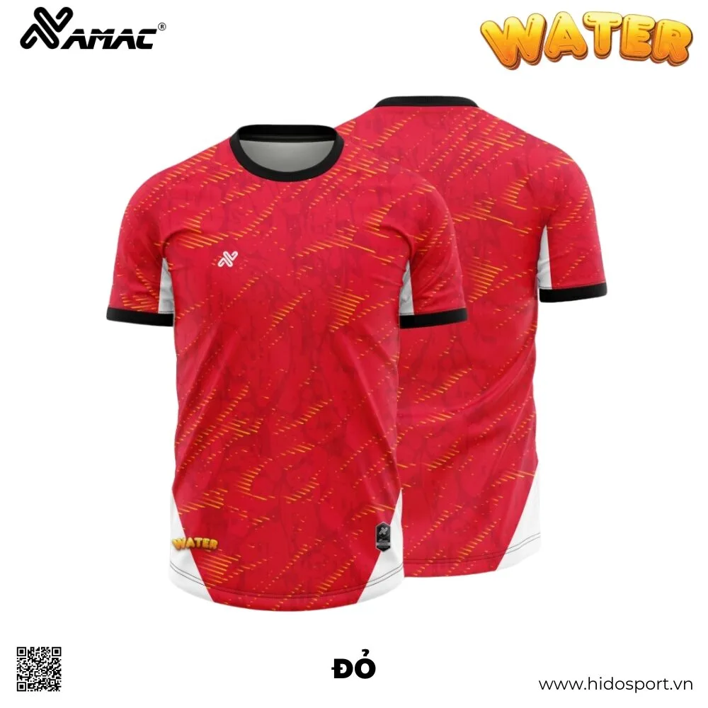 (TITLE)% BST 8 MÀU - Quần Áo Bóng Đá Thiết Kế Chính Hãng AMAC WATER 2025 - Đỏ