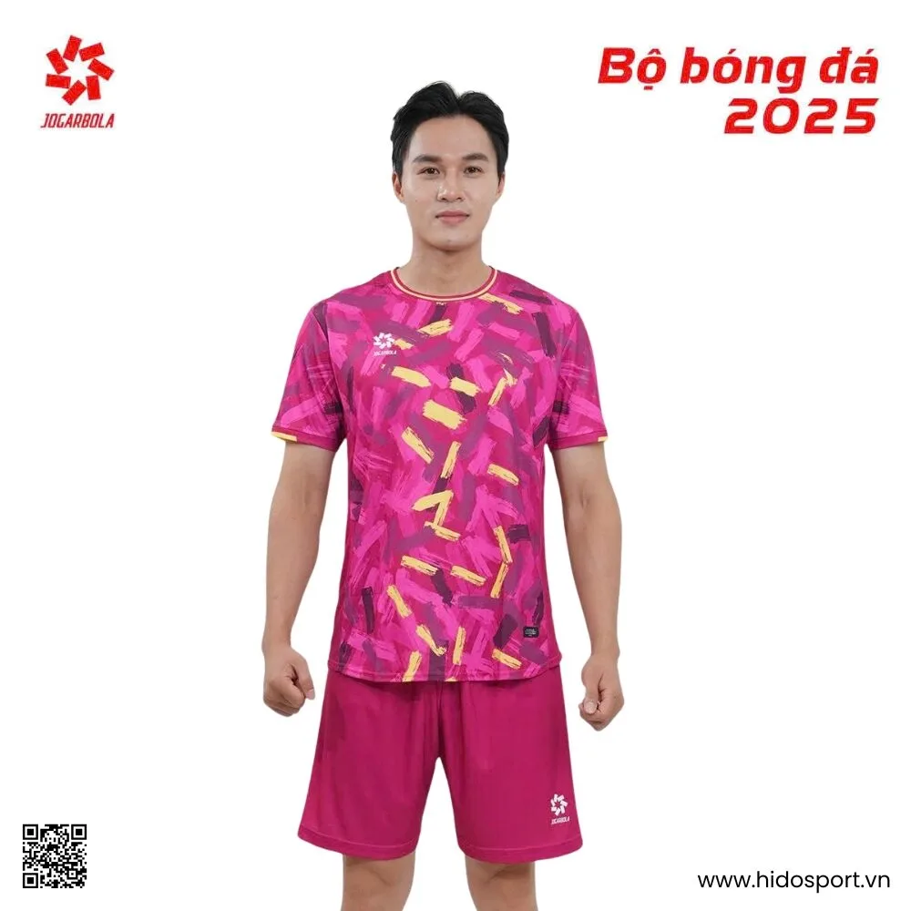(TITLE)% BST 5 MÀU - Quần Áo Bóng Đá Thiết Kế Chính Hãng Jogarbola MJ-E2825 2025 - Đỏ Đậm
