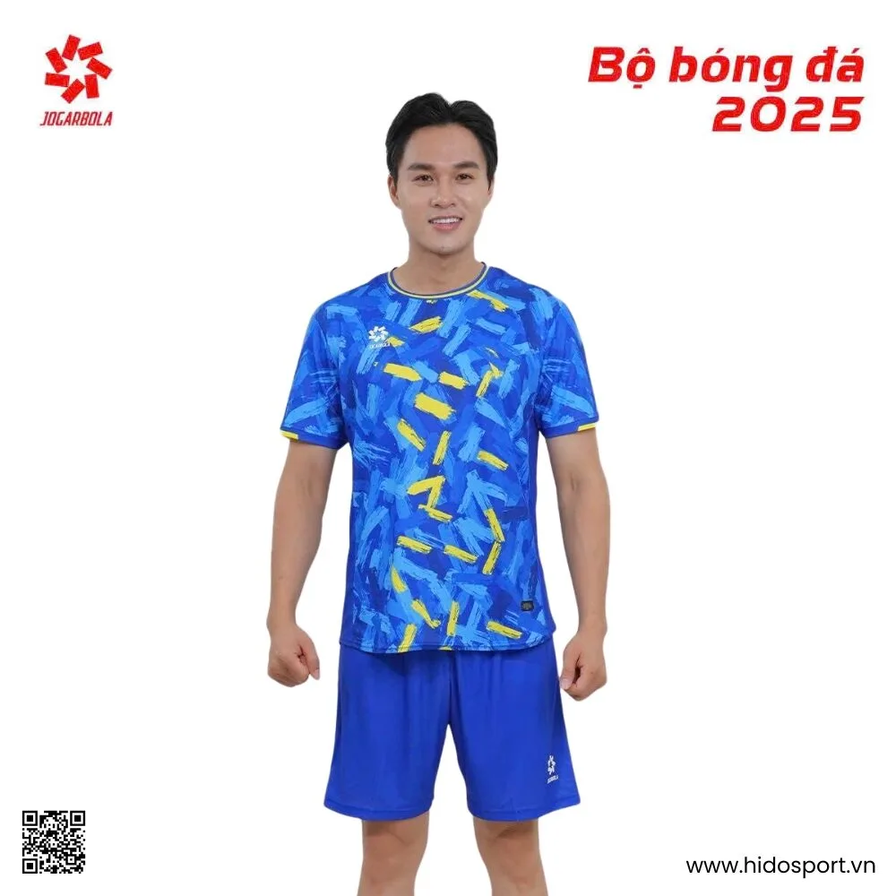 (TITLE)% BST 5 MÀU - Quần Áo Bóng Đá Thiết Kế Chính Hãng Jogarbola MJ-E2825 2025 - Xanh Bích