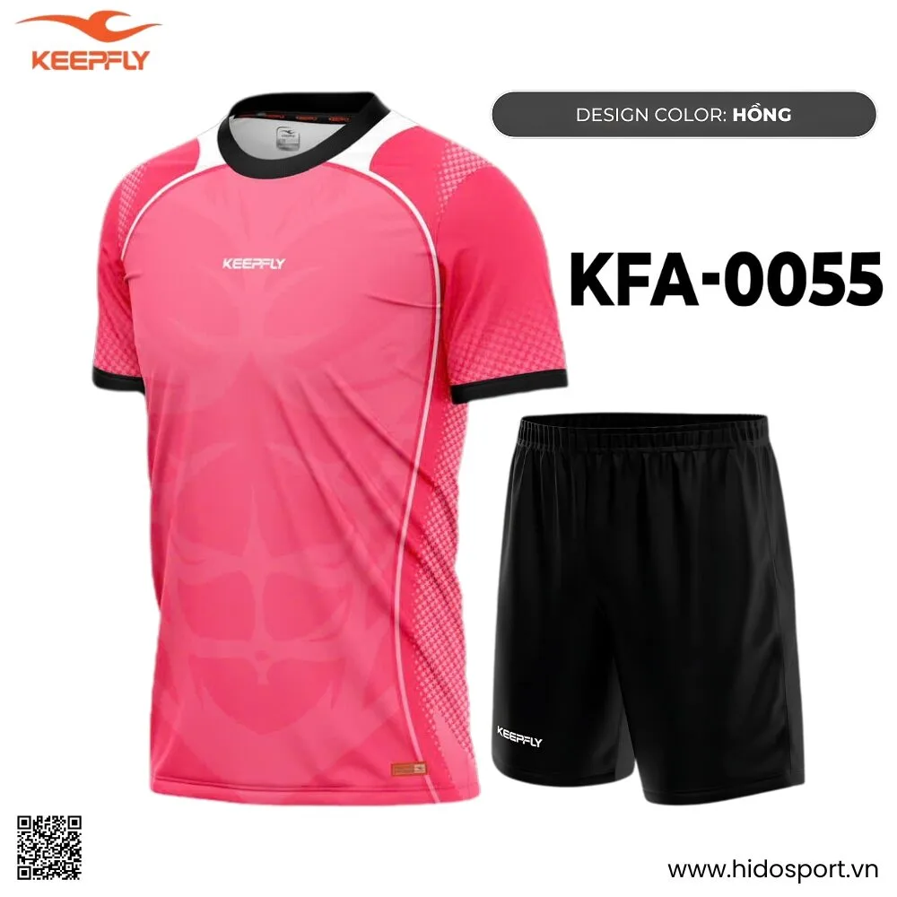 (TITLE)% BST 8 MÀU - Quần Áo Bóng Đá Thiết Kế Chính Hãng KFA-0055 KEEPFLY ACTION 2025 - Hồng