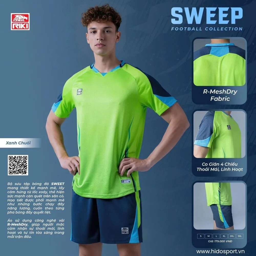 (TITLE)% Quan Ao Bong Da Thiet Ke Chinh Hang Riki Sweep 2025 2