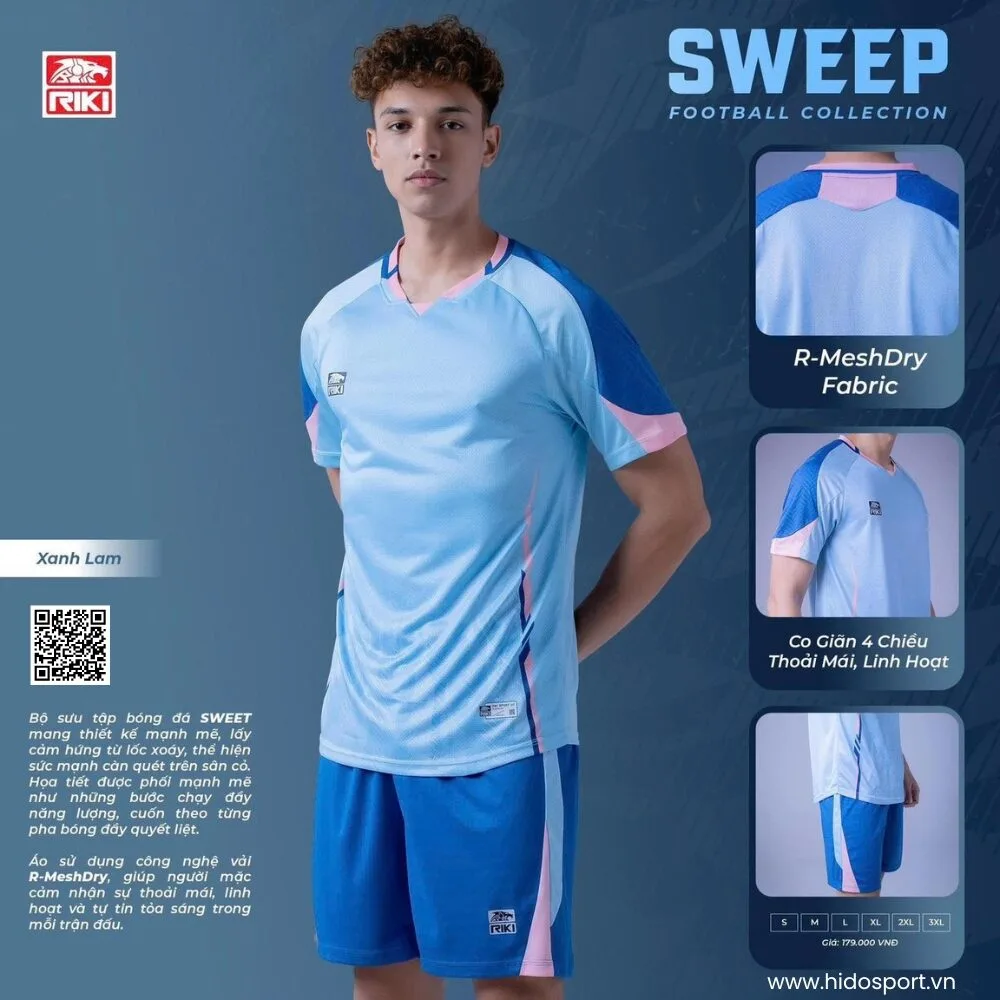 (TITLE)% Quan Ao Bong Da Thiet Ke Chinh Hang Riki Sweep 2025 3