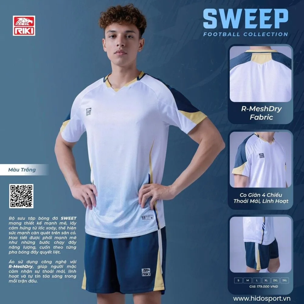 (TITLE)% Quan Ao Bong Da Thiet Ke Chinh Hang Riki Sweep 2025 5