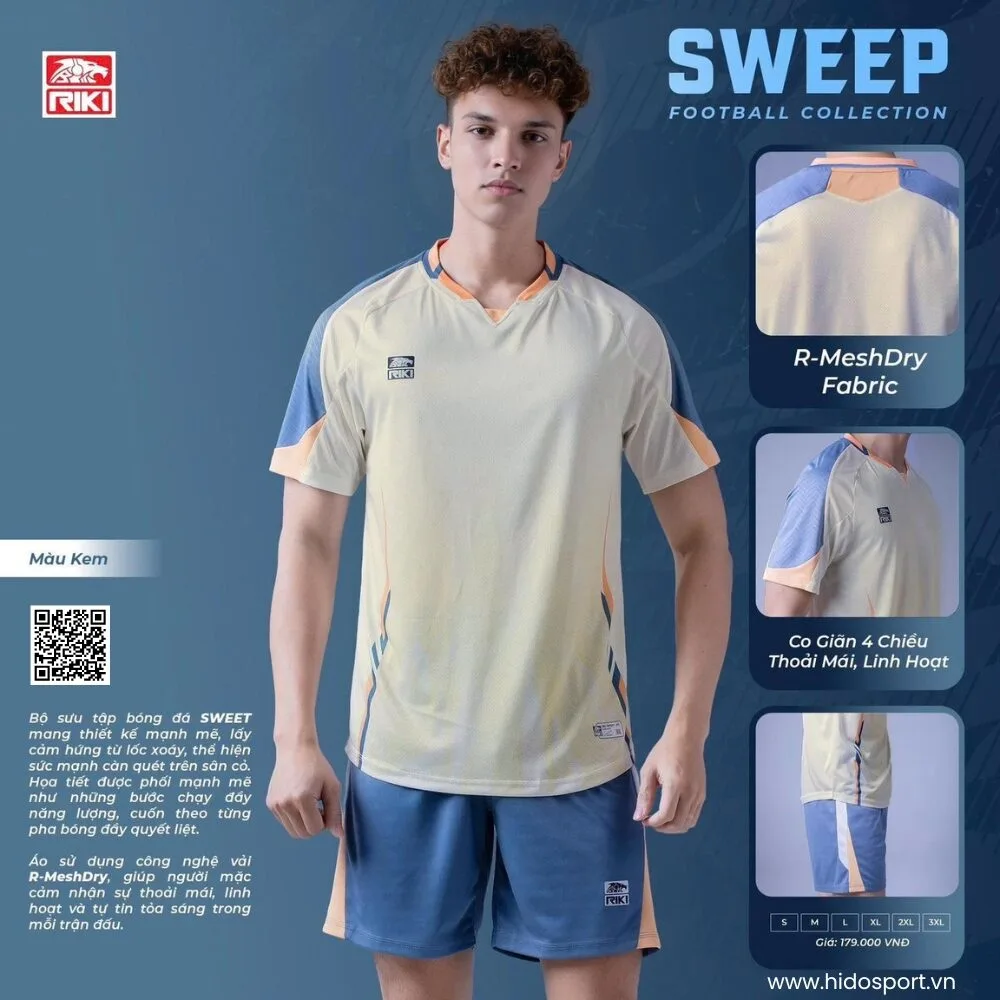 (TITLE)% Quan Ao Bong Da Thiet Ke Chinh Hang Riki Sweep 2025 6