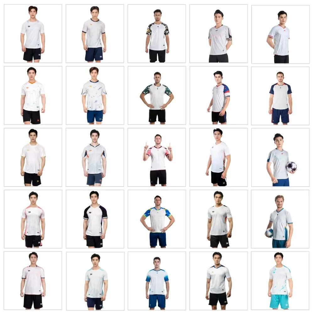 Series Áo Bóng Đá Thiết Kế Chính Hãng Màu Trắng | Chọn Lọc 2025 - HIDO SPORT