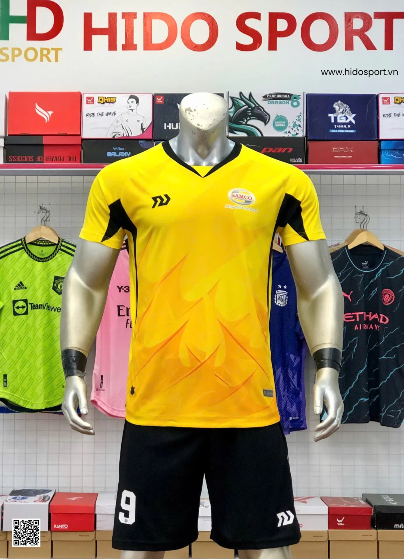 Trang Phục Bóng Đá Công Ty CP Xe Khách Sài Gòn 2025 Đặt In Theo Yêu Cầu - HIDO SPORT