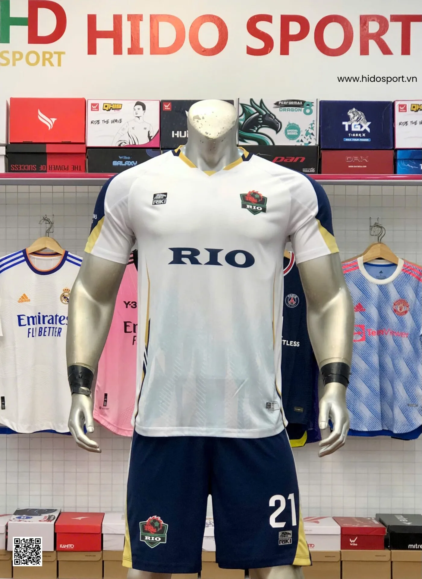 Trang Phục Bóng Đá RIO 2025 Đặt In Theo Yêu Cầu - HIDO SPORT